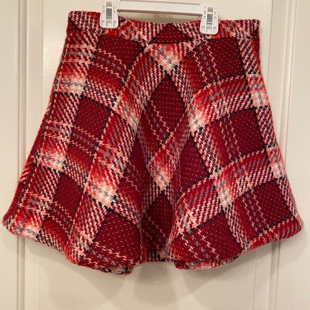 Janie & Jack Girls wool Plaid Skirt